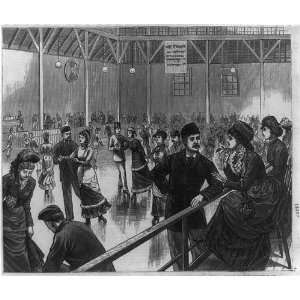  District of Columbie,Capitol,Roller Skating,1880
