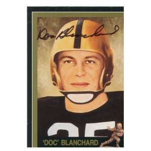 Doc Blanchard Autographed 1991 Card 