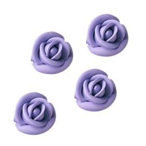Medium Lavender Royal Icing Roses  Grocery & Gourmet Food