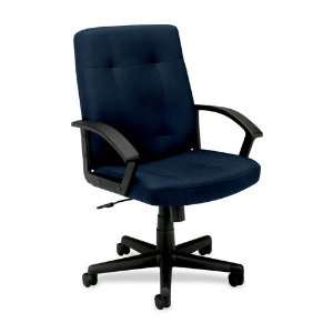  Basyx VL602 Mid Back Loop Arm Management Chair   Navy Blue 