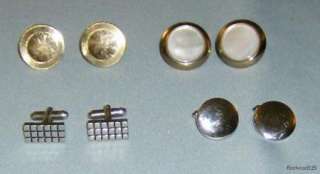 Lot of 4 Pair Mens Cufflinks / Destino / Monet / Goldto  