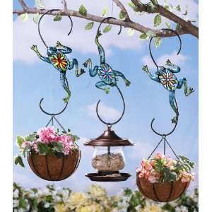  Whimsical Frog Garden Hanging Hooks By Collections Etc 