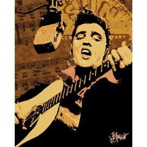  Elvis   Memphis Sun (postercard) Finest LAMINATED Print 