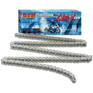 DID 530ZVMXS 120 Chrome X Ring Chain with Connecting Link 