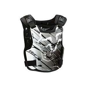  FOX PROFRAME LC FUTURE ROOST PROTECTOR WHITE/BLACK LG/XL 