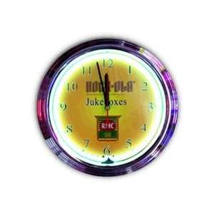  Rockola Shield Neon Clock