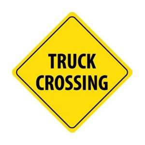  TM217K   Truck Crossing, 24 X 24, .080 High Intensisty 