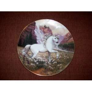  The Rainbow Valley of the Unicorn Collector Plate # A929 