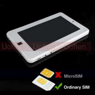   Inch Tablet PC HD Touchscreen Phone Call 4GB GSM SIM WiFi 3G  