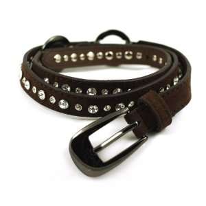  Rhinestone Fashion Leather Belt Beauty