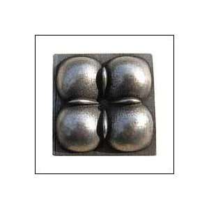 Emenee Mini Pewter Tiles TL1104B Double Breasted Tile 1 inch x 1 inch 