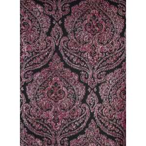   59 54111 20.5 Inch by 396 Inch Breck   Damask Print Wallpaper, Pink