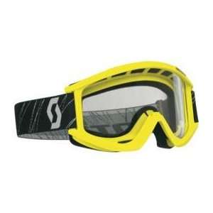  Scott USA Recoil Goggles Yellow/Clear Lens 2177960005041 