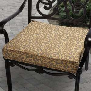  Richloom 20 Outdoor Chair Cushion in Golden Yellow 