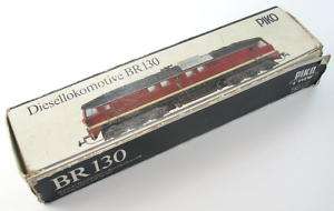 VINTAGE TOY GDR PIKO HO DIESEL LOCOMOTIVE BR 130 x  