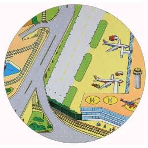  Road, Rail & Airport Playmat   makes travel & transport 