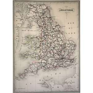  VA Malte Brun Map of England (1861)
