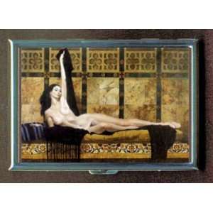  KL BRUNETTE PIN UP CLASSIC ID CREDIT CARD WALLET CIGARETTE 