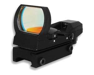 NcStar Tactical 4 Reticle Red Dot Sight Black D4B  