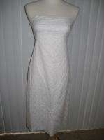 NWT Theory White Womans Strapless Dress Size 2  