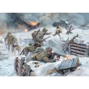  3611 1/35 Soviet Tank Hunters w/Dogs WWII Toys & Games