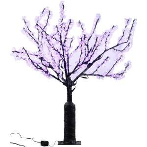   high Indoor/ outdoor LED Lighted Trees with 1920 LEDS, Multi color