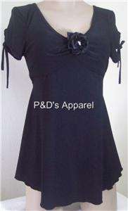 New Dating Maternity Womens Black Shirt Top Blouse S M L XL  