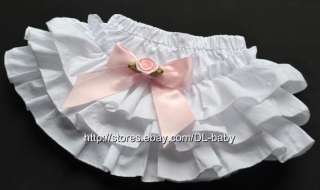 New Diaper Covers ruffle pants Bloomers Baby toddler Girls Pink black 