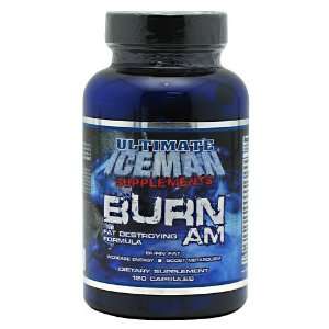 Burn AM 120 Capsules Weight Loss / Energy Supplements Ultimate Iceman 