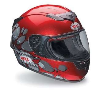  Bell Apex Ripper Full Face Helmet Large  Red Automotive