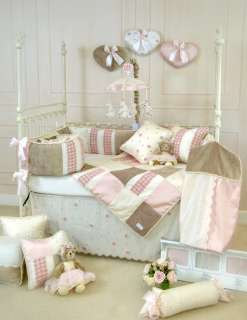 JULIET 4pc Glenna Jean GIRL Crib Baby Nursery Bedding  