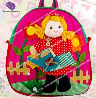 Baby Kids Toddler Handcrafted Doll Backpack School Bag  