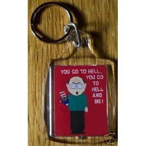  Brand New South Park Mr. Garrison Keychain / Keyring 