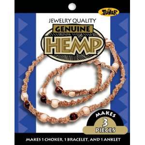  Hemp Jewelry Kits Wood Bead
