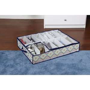   Collection 600D Perry Ocean Drive Underbed 12pr Shoe organizer Home