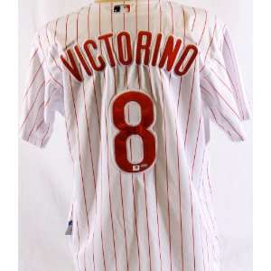  Signed Shane Victorino Authentic Jersey   Cool Base GAI 