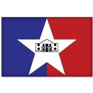  SAN ANTONIO Texas Flag bumper sticker decal 5 x 3 