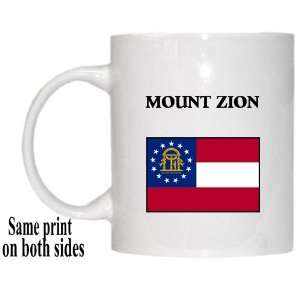  US State Flag   MOUNT ZION, Georgia (GA) Mug Everything 
