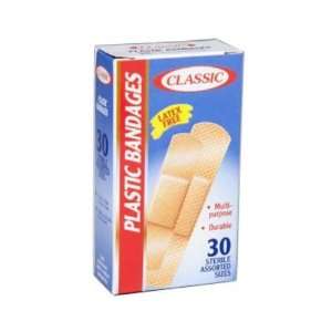  New   Plastic Bandages 30 Count Case Pack 72   15449700 