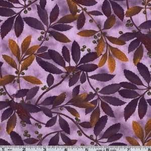   Wide Natures Garden Grape Fabric By The Yard Arts, Crafts & Sewing