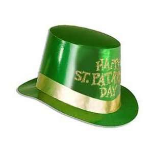 Glittered St. Patricks Day Foil Hi Hat 