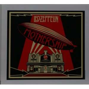  Led Zeppelin Mothership Rare Lithograph Poster 12x11