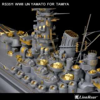 Lion Roar 1/350 WWII IJN Battleship Yamato for Tamiya #LR RS3511 