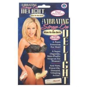  Vibrating strap on glow in the dark delight Health 