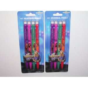  Hannah Montana 4 Pack of Mechanical Pencils Office 