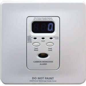  Wire In Carbon Monoxide Alarm w/ Battery Backup