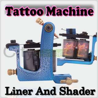   Motor W5 Tattoo Machine Liner Shader Gun Gold Ink Shower Gold  