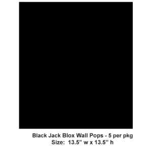   Brewster Wall Pops Blocks Black Jack WPB90234