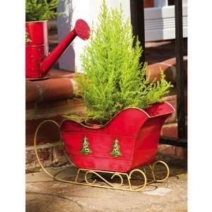  Holiday Sleigh Planter Patio, Lawn & Garden