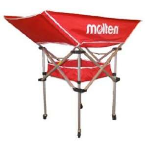  Molten Deluxe High Profile Volleyball Ball Carts RED 